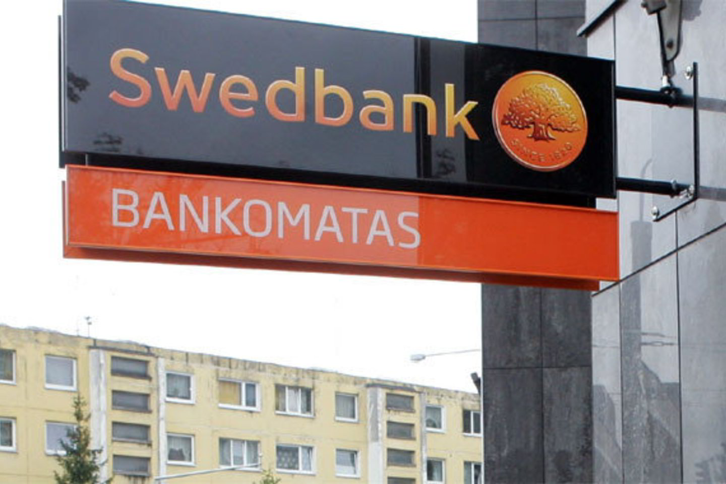 Ramygaloje pavogtas „Swedbank“ bankomatas.