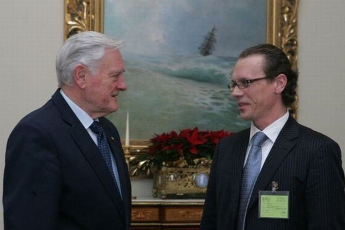 A.Šemeta susitiko su prezidentu V.Adamkumi.