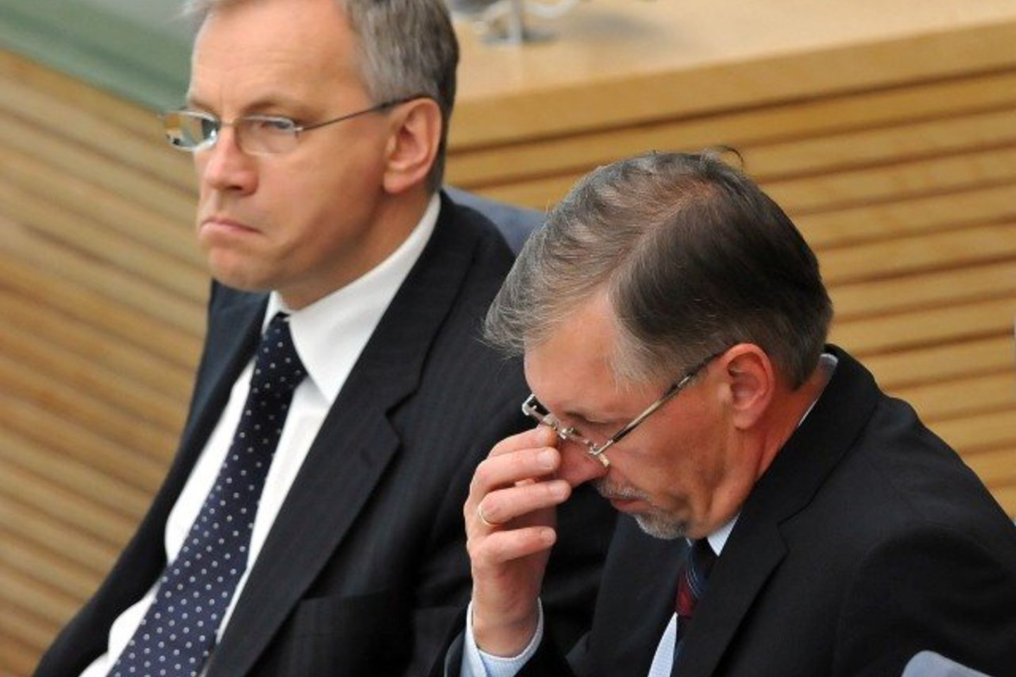 G.Kirkilas (dešinėje) ir R.Šadžius laukia atlyginimų.