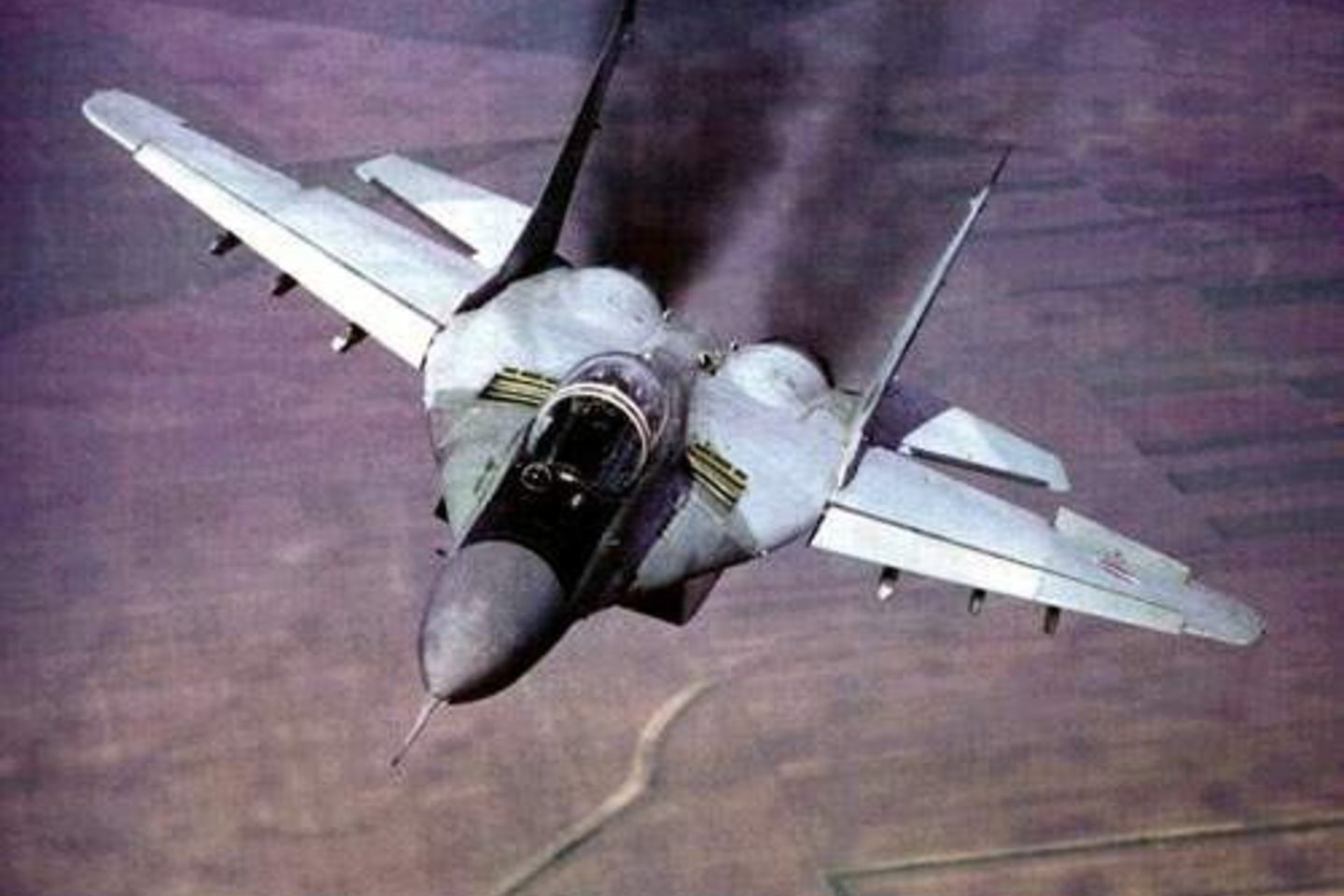 Naikintuvas MIG-29 nukrito dėl techninių gedimų.