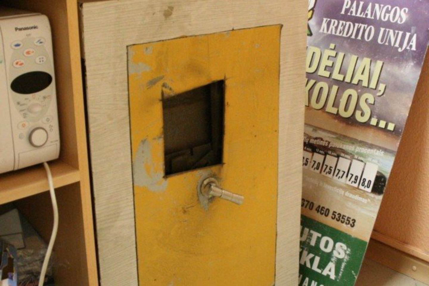 Šiame kredito unijos seife gulėjo solidus grobis -- net 700 tūkstančių litų.
