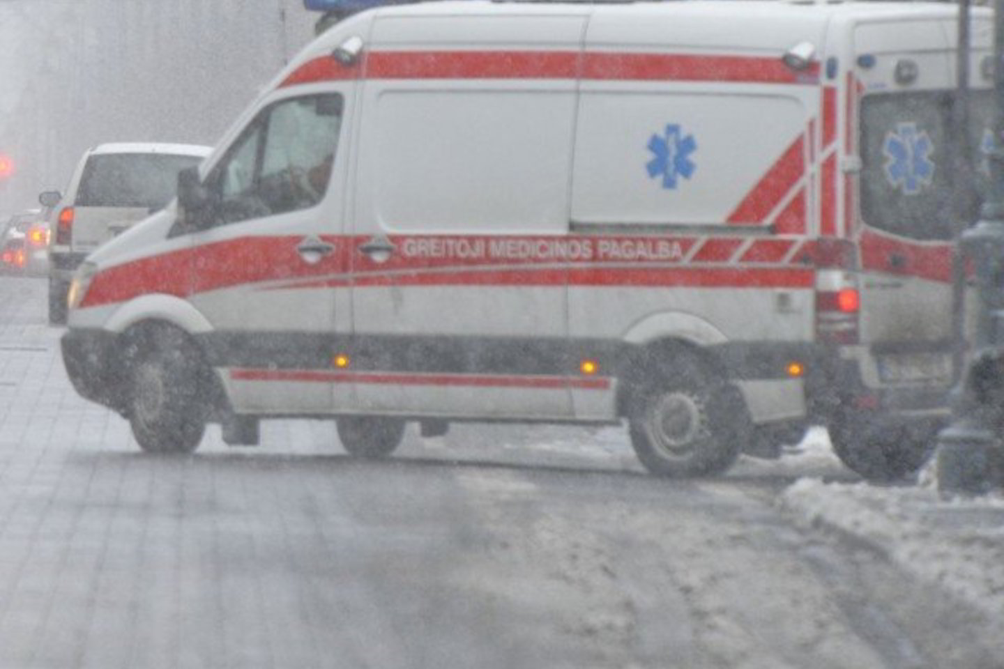 Medikė dėl smūgio kreipėsi į policiją.