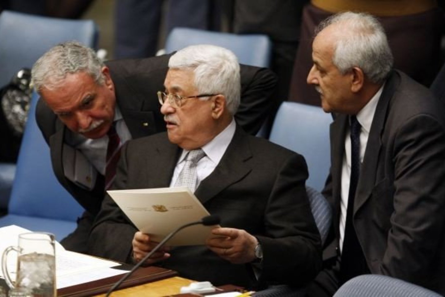 Palestinos vadovas M.Abbasas Niujorke stengiasi sutrikdyti Izraelio atakų škvalą.