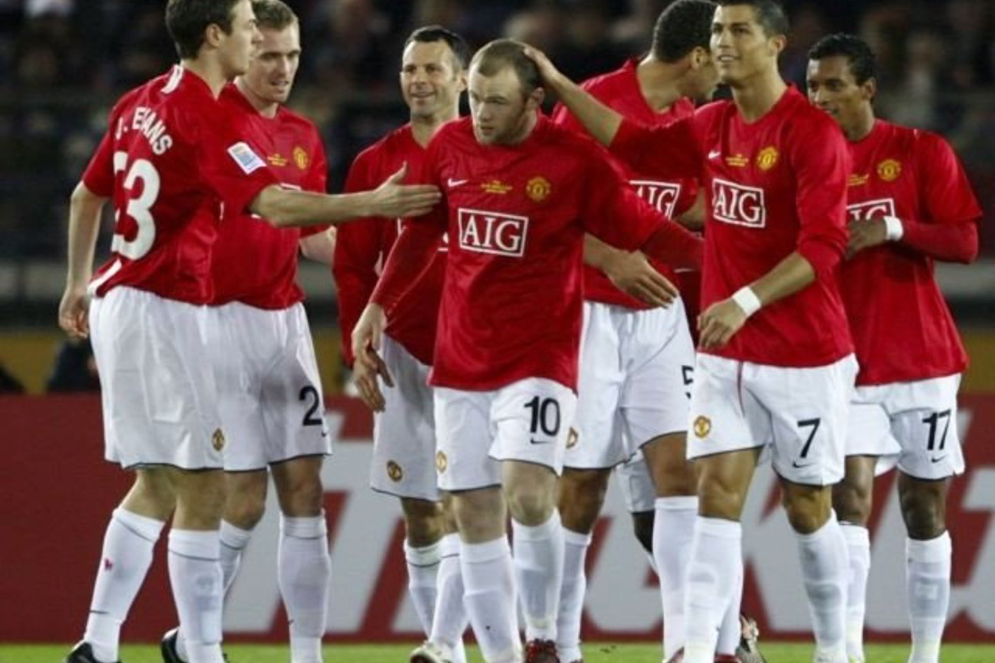 Antrąjį įvartį „Manchester United“ pelnė W.Rooney (Nr.10).