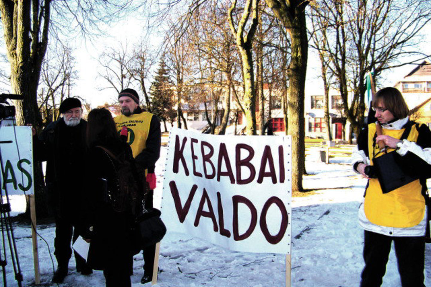 Žalieji suvažiavimo delegatus išvadino stribais