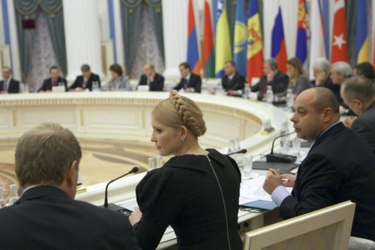 Ukrainos ir Rusijos derybos vyko iki išnaktų.