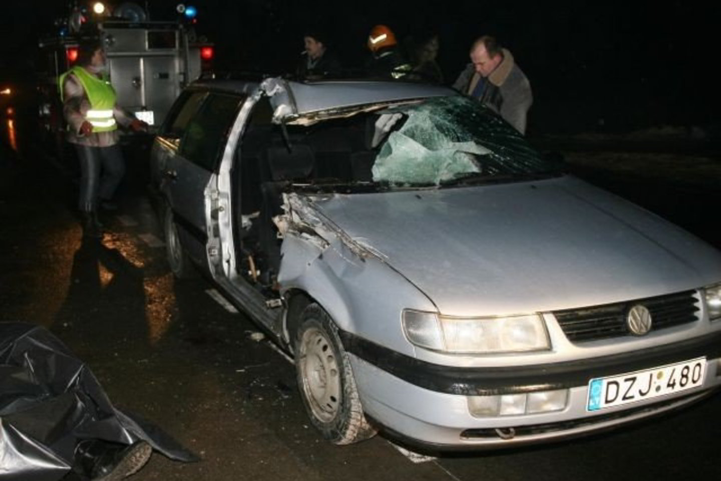 Per avariją žuvo automobilio keleivė.