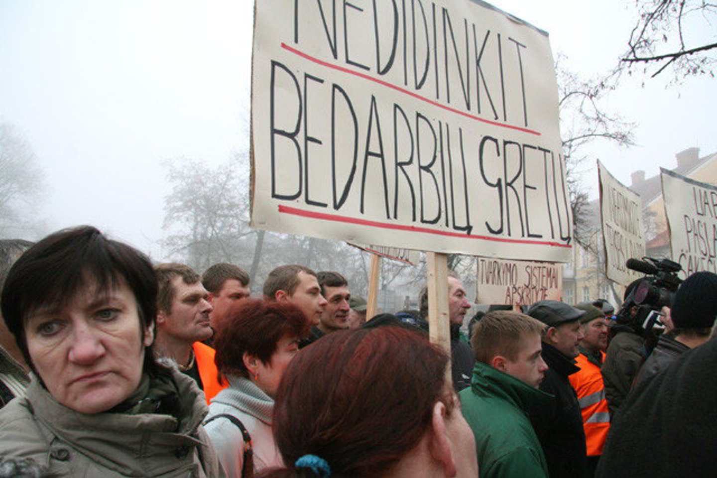 Piketas Marijampolėje davė vaisių.
