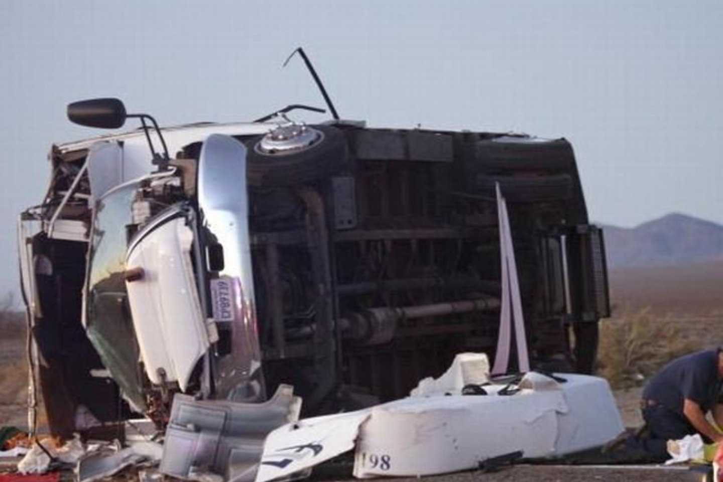 Autobusas vežė turistus iš Kinijos.