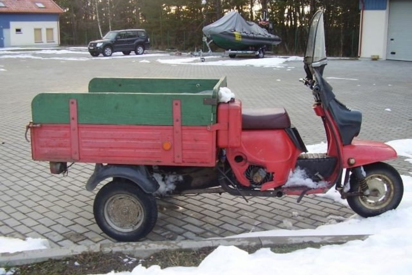 Sulaikyti žvejai ir jų transporto priemonė buvo pristatyti į Nidą.