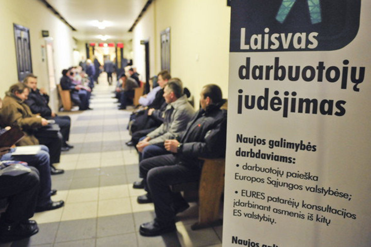 Darbo biržoje - eilės.