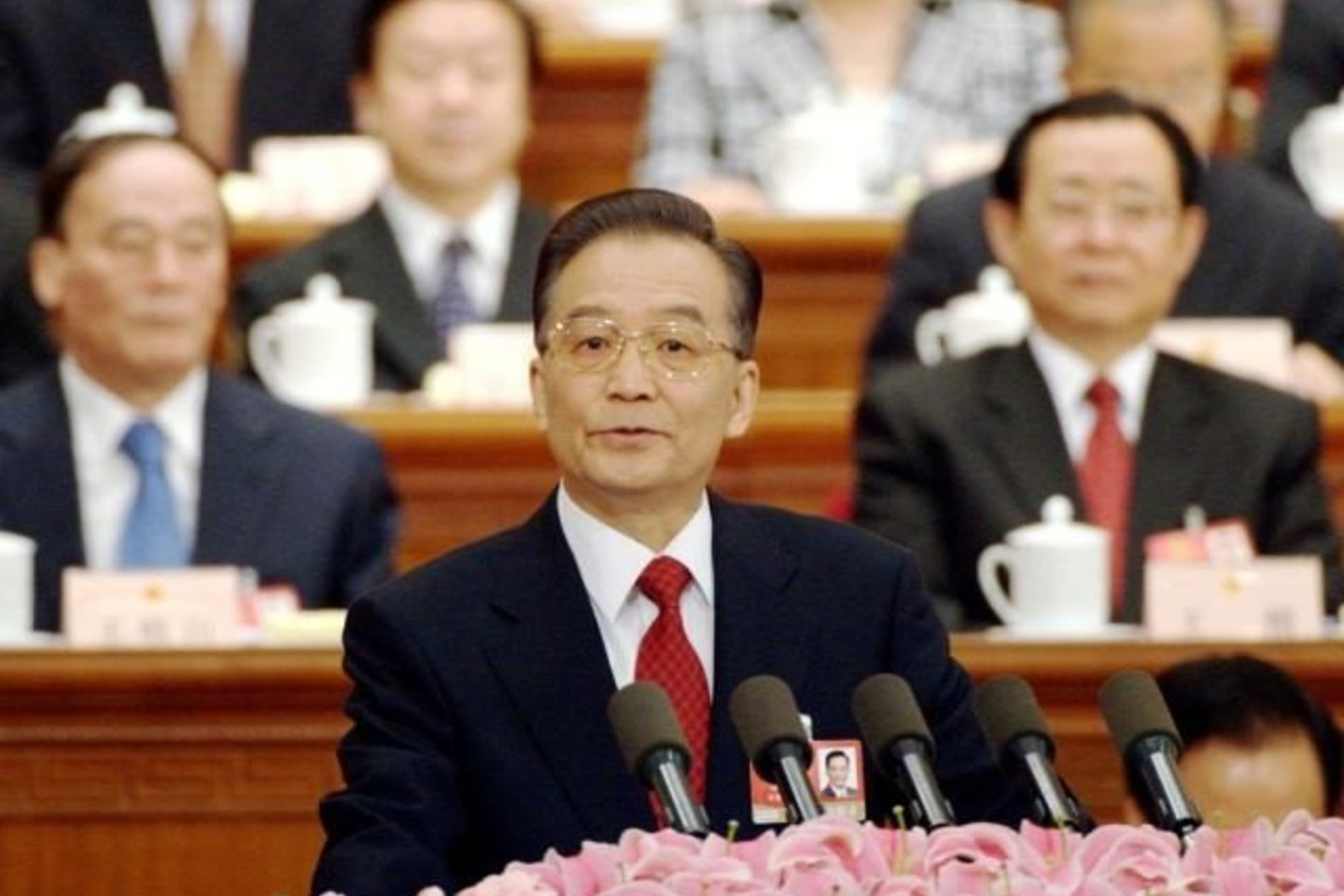 Wen Jiabao kalba prasidėjo kasmetinis Kinijos nacionalinis liaudies kongresas.