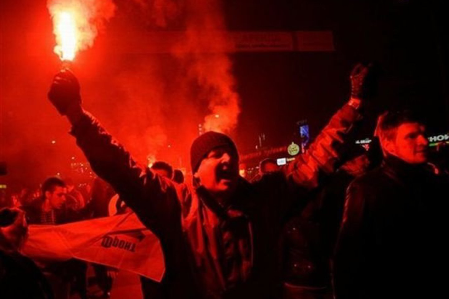 Į Maskvos gatves iš metro tunelių pabirę žmonės šaukė, kad Rusija turi atsikratyti V.Putino.