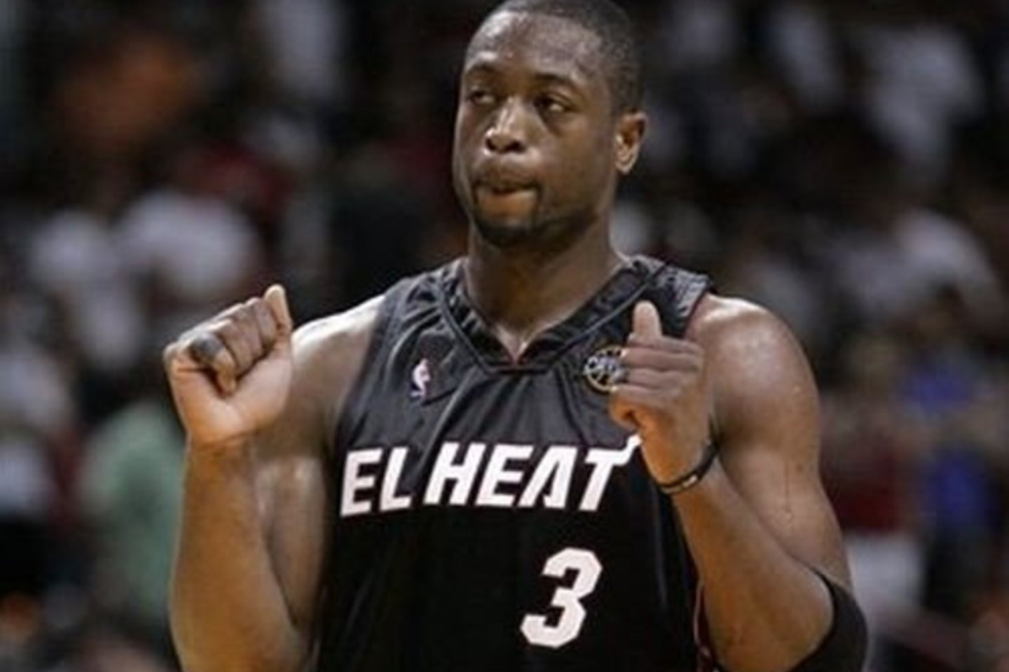 "Heat" lyderis D.Wade'as šeštadienio vakarą buvo nesulaikomas.