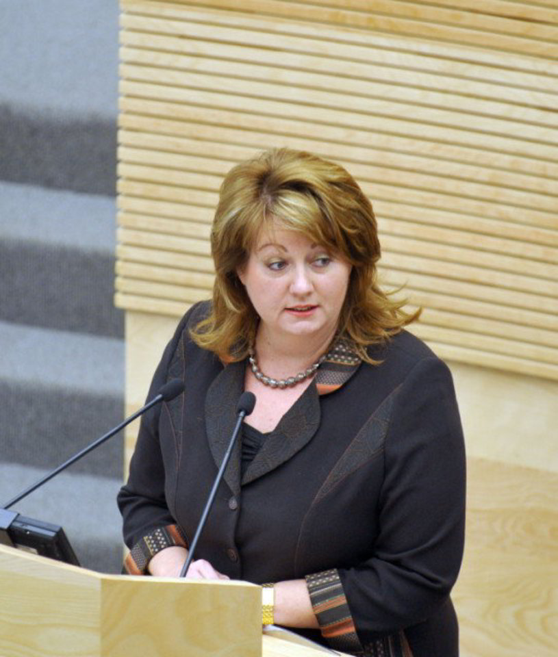 V.Blinkevičiūtė Valstybinių socialinio draudimo pensijų įstatymo pataisą įregistravo Seimo posėdžių sekretoriate.