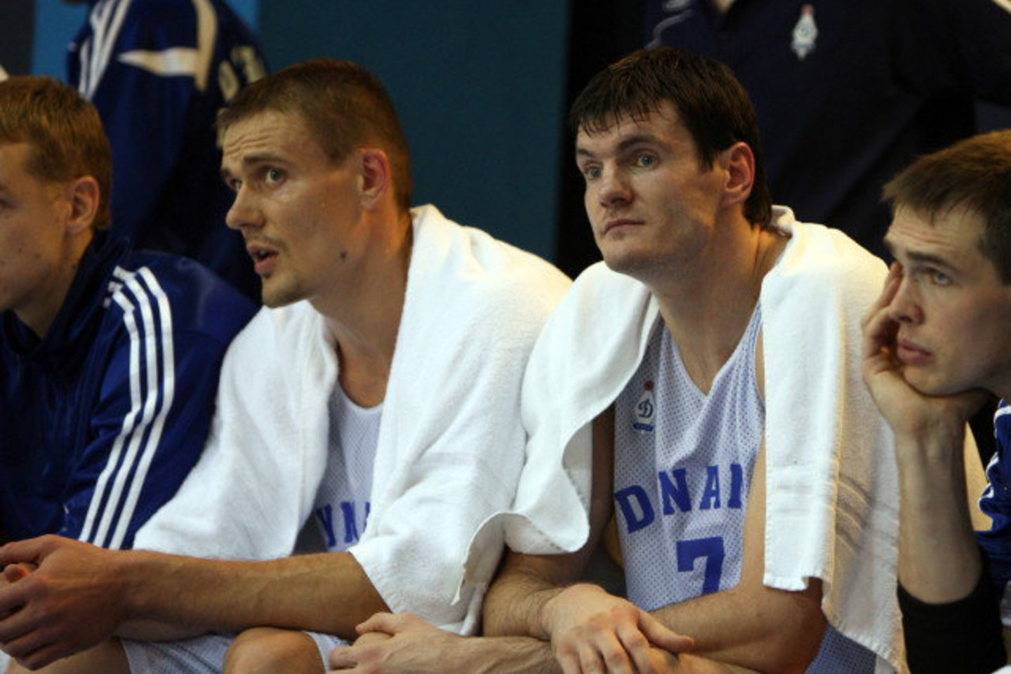 R.Javtokas (kairėje) pelnė 6 taškus, o D.Lavrinovičius - 4 taškus.