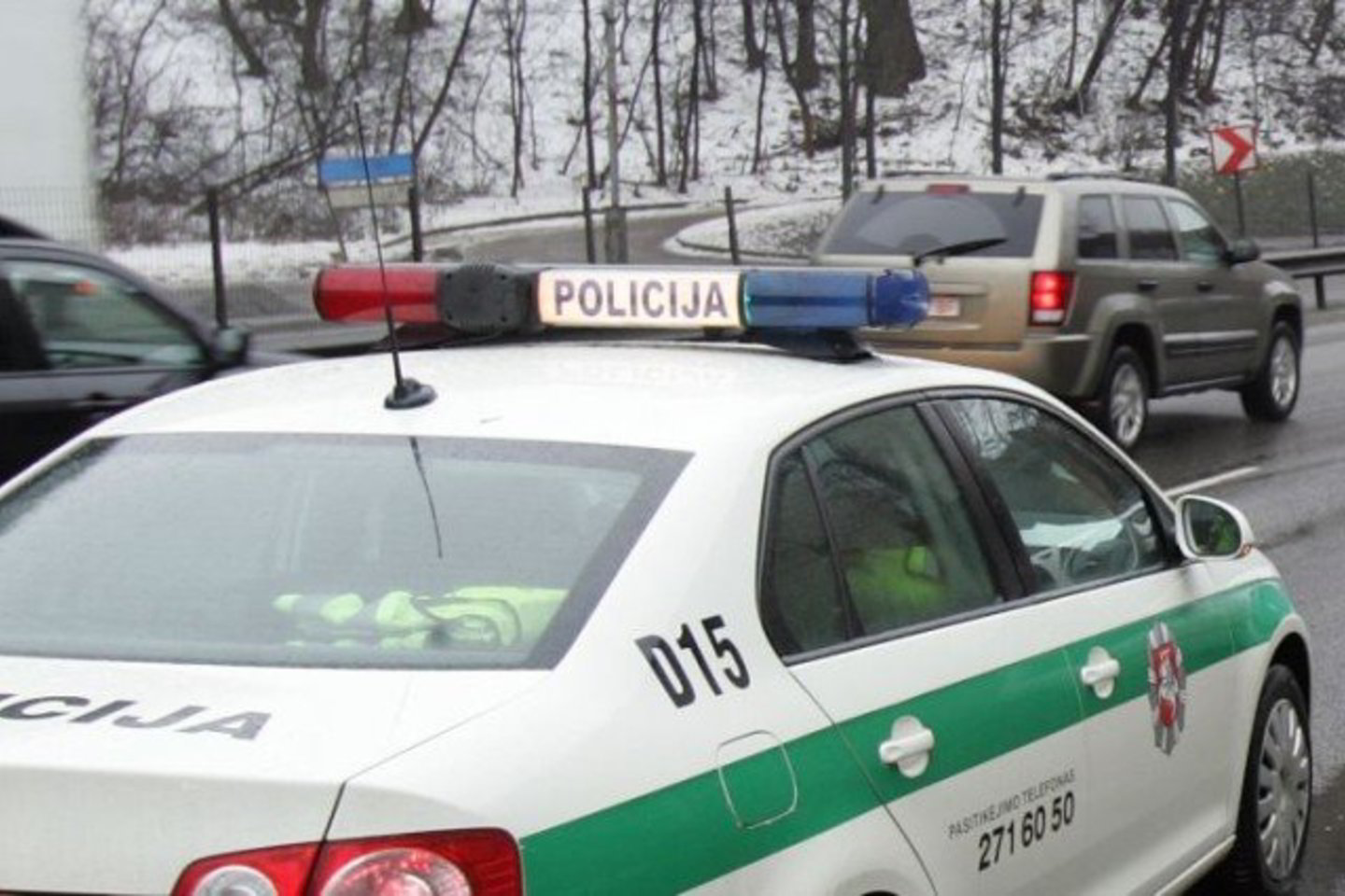 Policija aiškinasi įvykio aplinkybes.