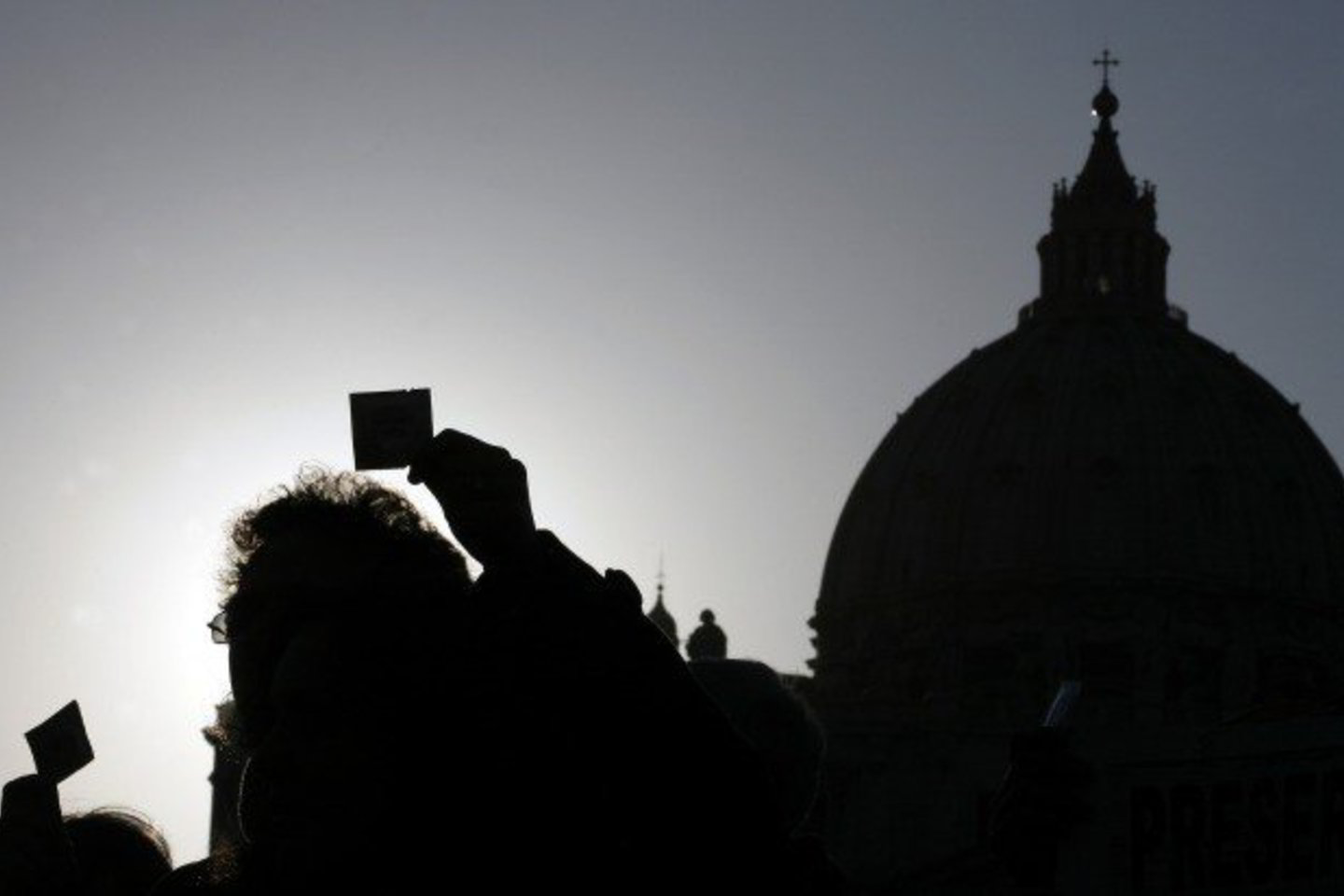 Italijoje protestantai parodė nepasitenkinimą bažnyčios politika.