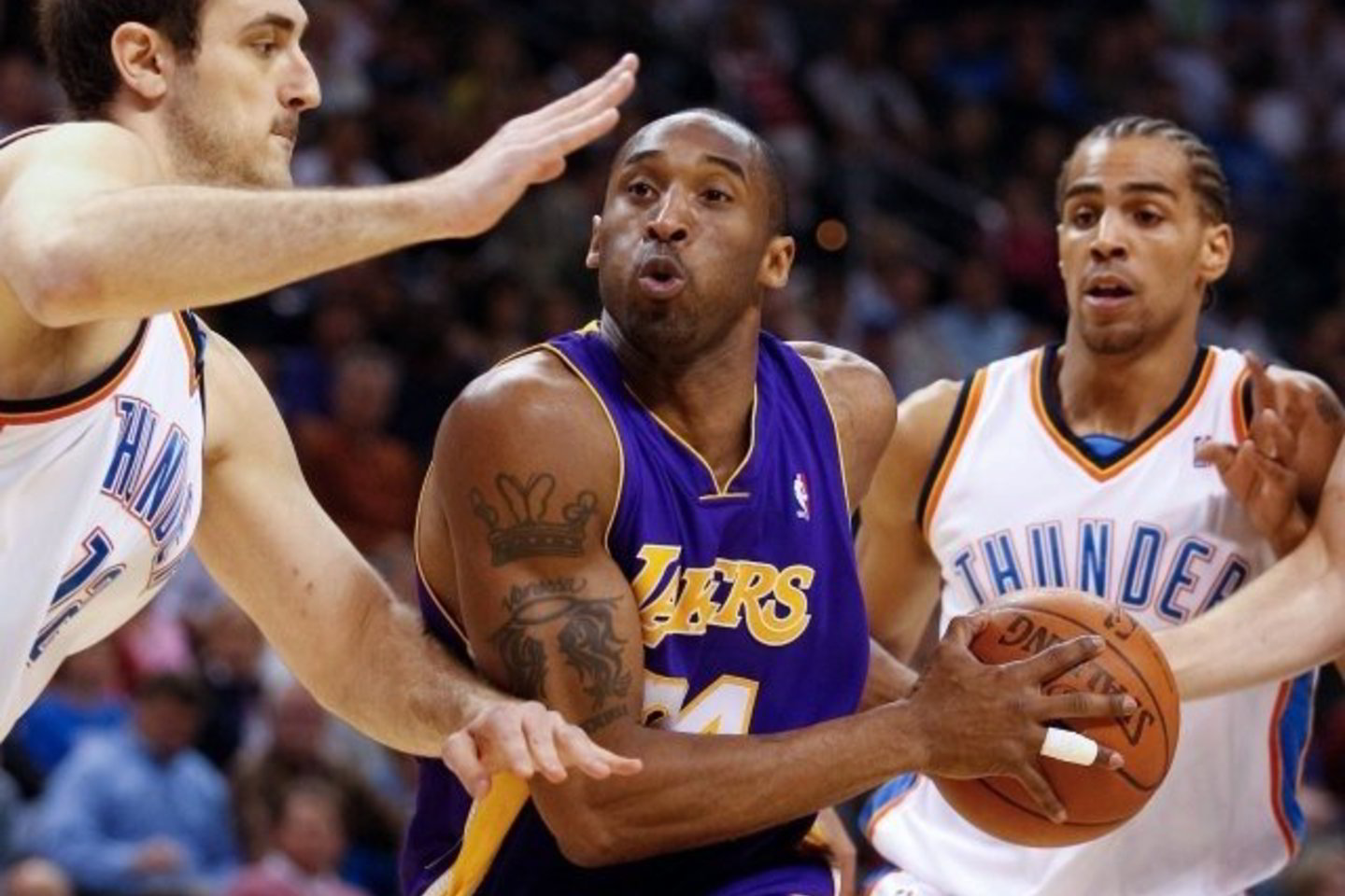 "Lakers" lyderis K.Bryantas pelnė 19 taškų.