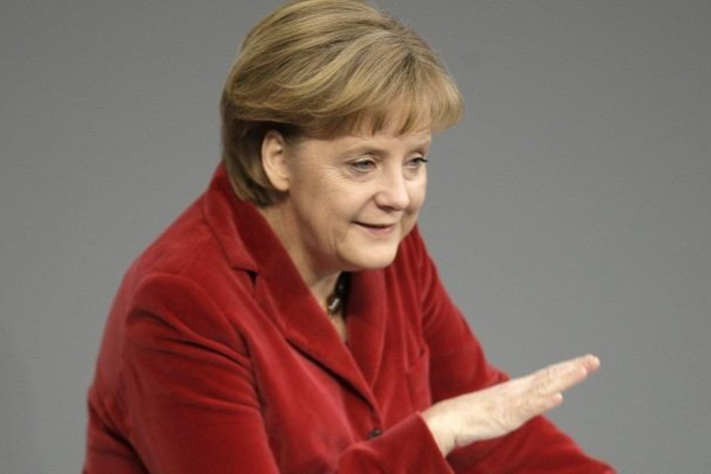 Savo kalboje A.Merkel vadino NATO taikos ir laisvės Europoje garantija.