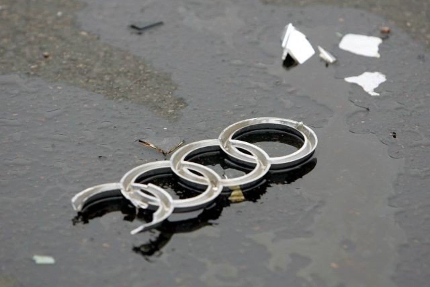 Vokietijoje vogtas "Audi" automobilis buvo ruošiamas parduoti dalimis.