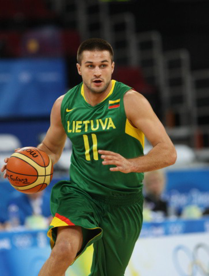 L.Kleiza žaidė rezultatyviai.