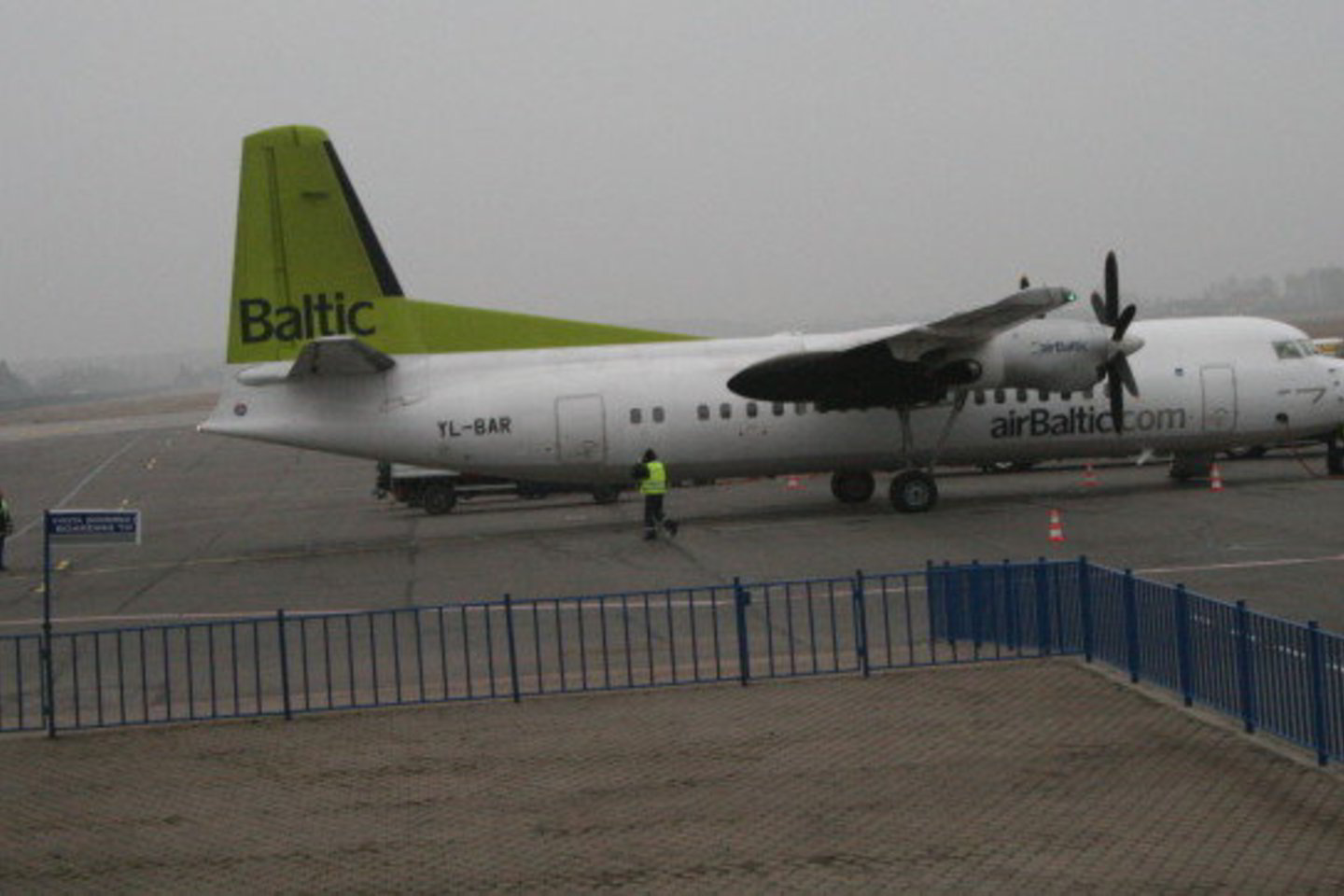 Reguliariu reisu "airBaltic" orlaivis į Palangos oro uostą atskrido pirmą kartą.