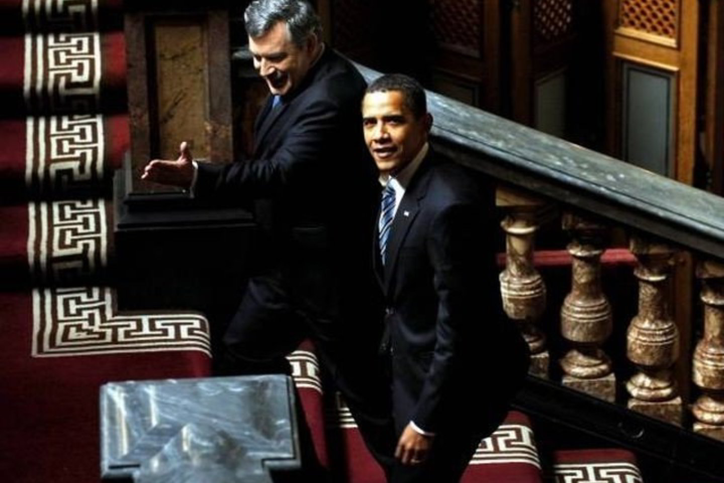B.Obamą Londone dažniausiai lydi britų premjeras G.Brownas.