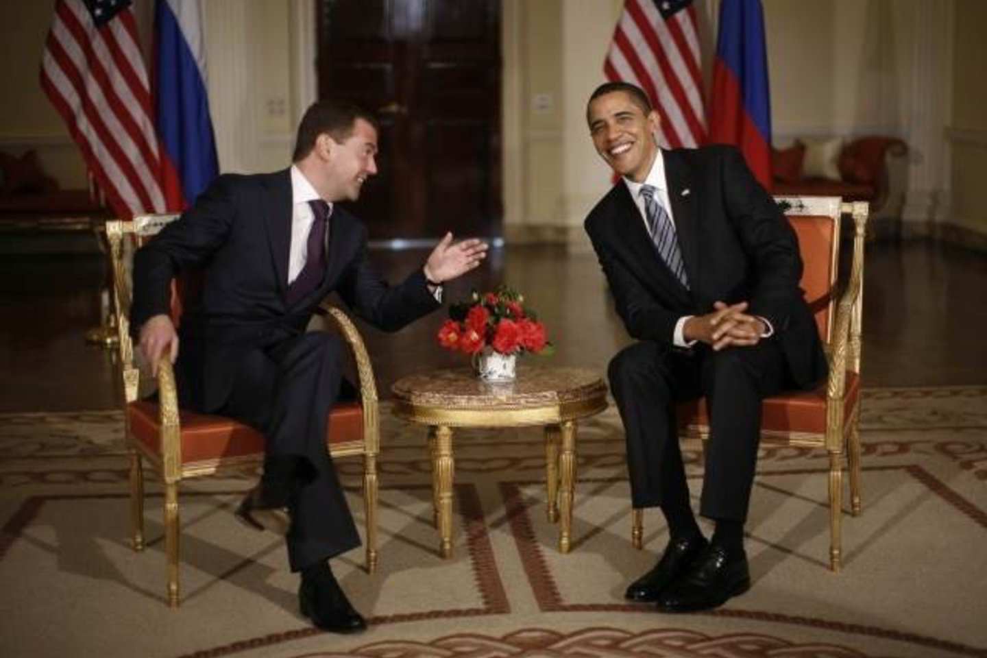 Rusijos prezidentas D.Medvedevas ir JAV prezidentas B.Obama pasiryžę bendradarbiauti.
