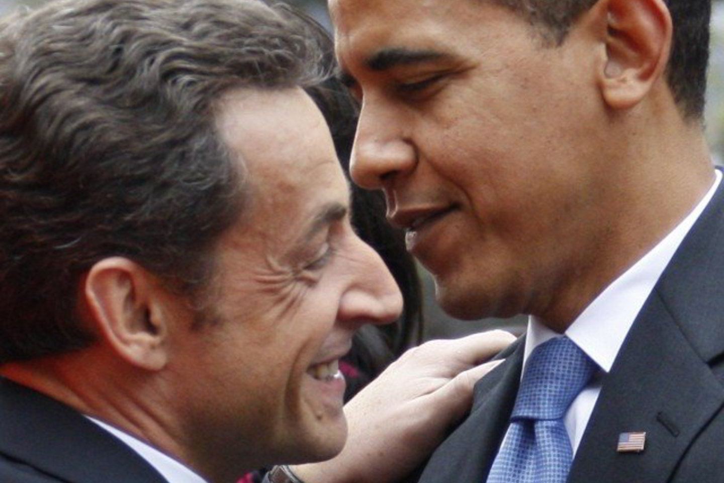 B.Obama Strasbūre susitiko su N.Sarkozy.