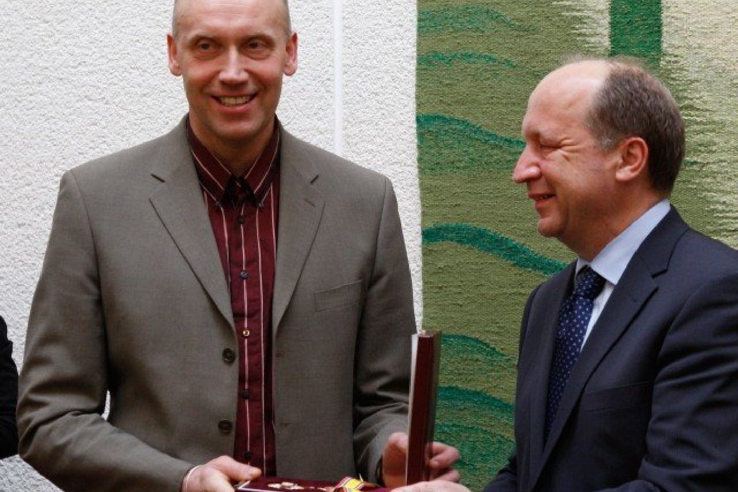 R.Kurtinaitis (kairėje) buvo gerai nusiteikęs.