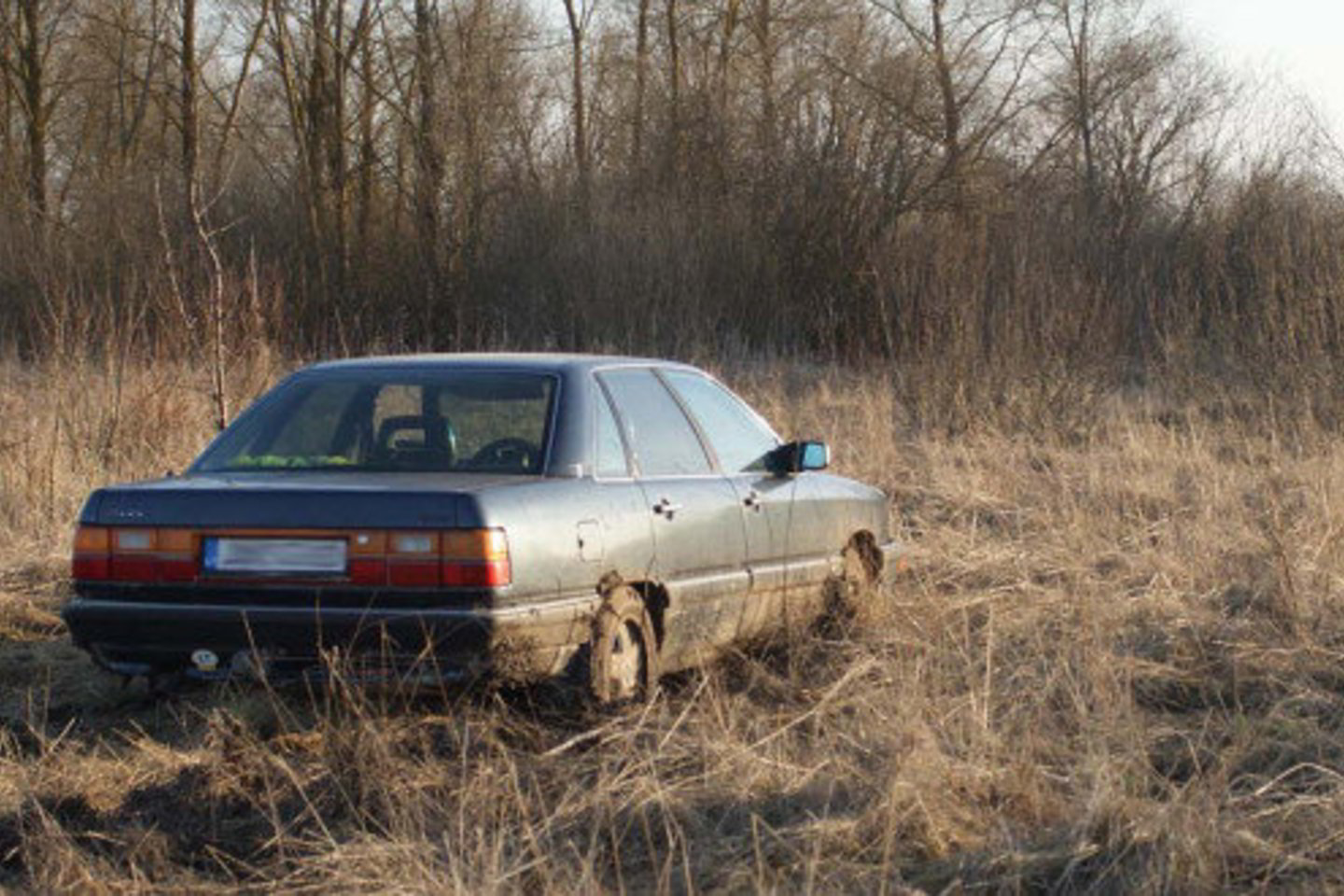 Pareigūnai persekiojo „Audi 200“ gerus du kilometrus.