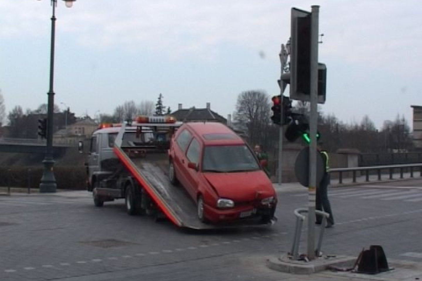 Avarija įvyko sekmadienio rytą.