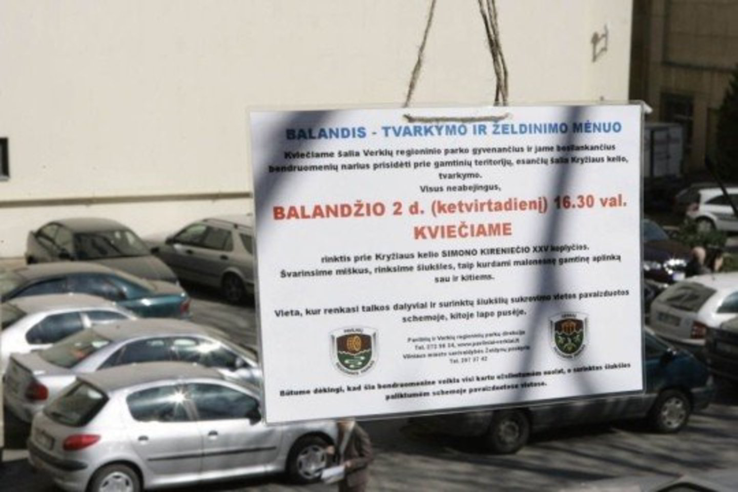 Šiuo kvietimu į balandžio 2-osios talką nesusigundė nė vienas Verkių regioninio parko gyventojas ar lankytojas.