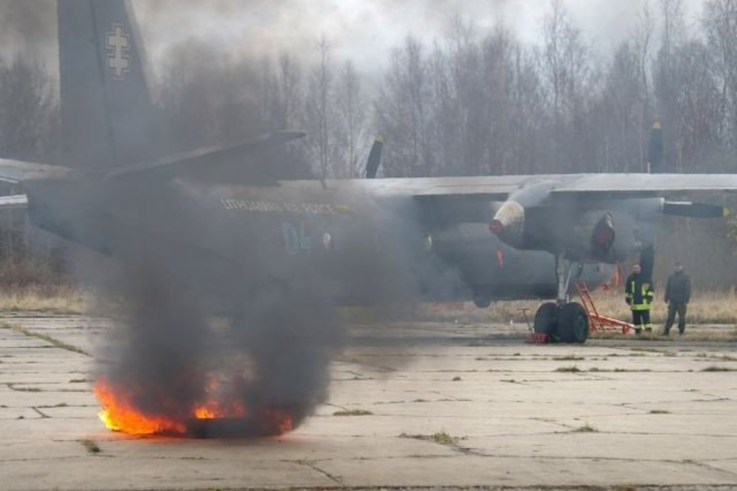 Tokio masto pratybos kariniame Šiaulių aerodrome rengiamos vienąkart per metus.