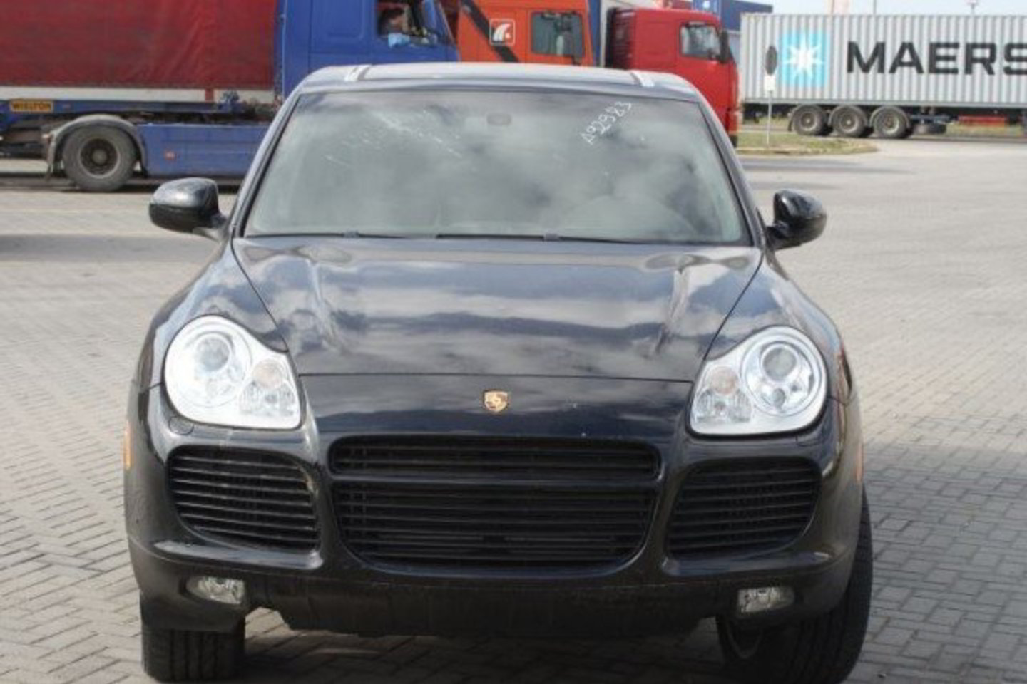 Šis automobilis buvo pavogtas JAV.