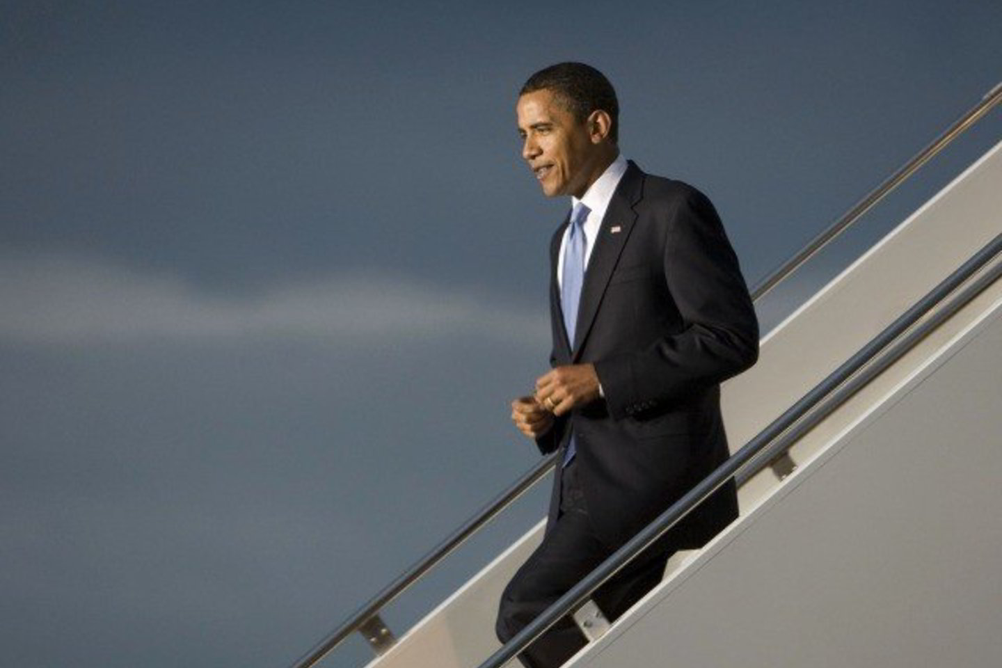 B.Obama į Drezdeną atvyko iš Kairo.