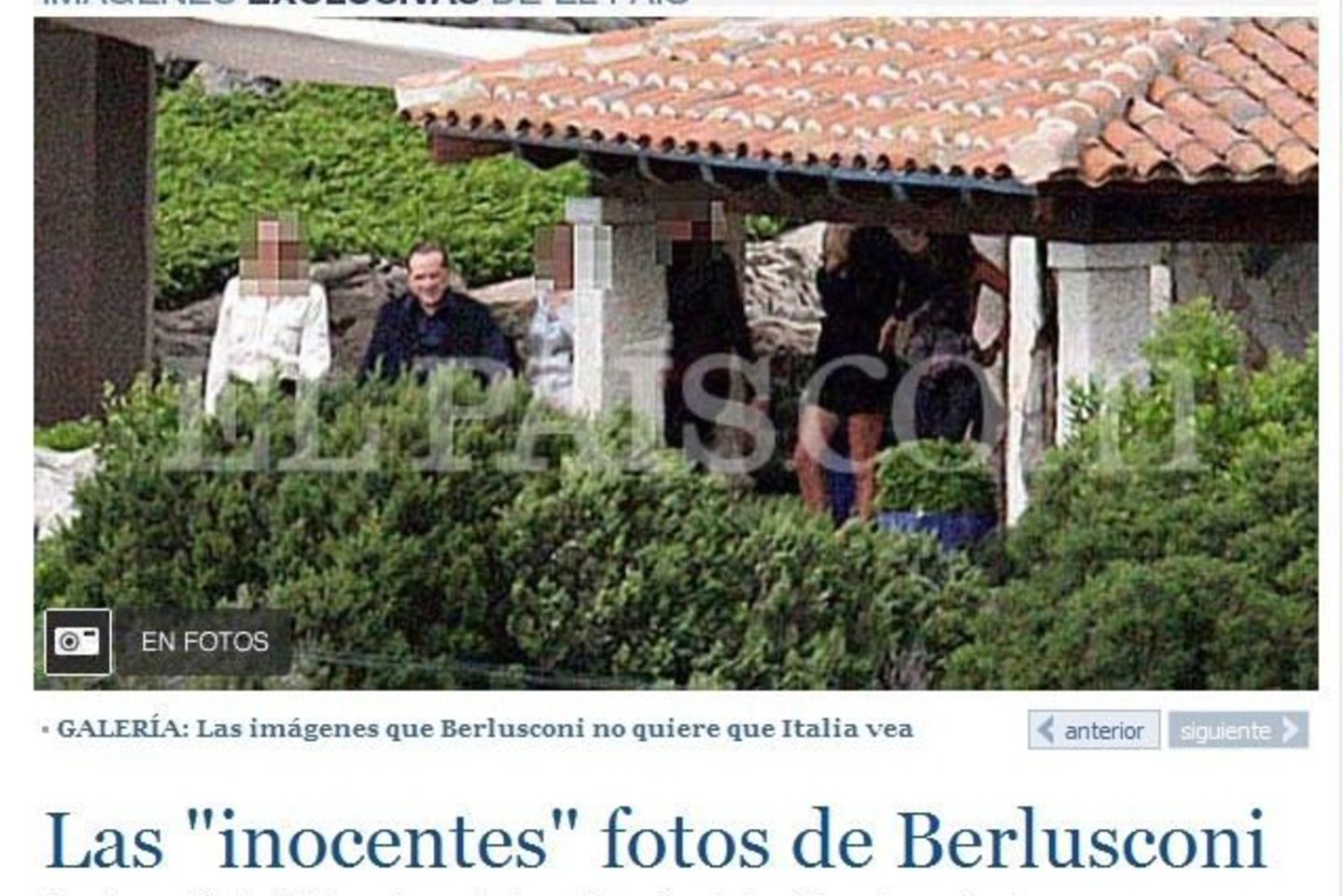 "El Pais" nusprendė publikuoti nuotraukas.