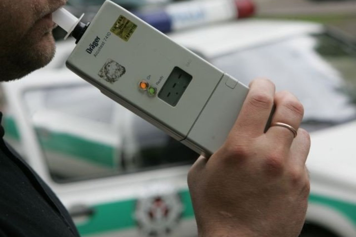Alkotesteris parodė, kad automobilio vairuotojas buvo neblaivus.