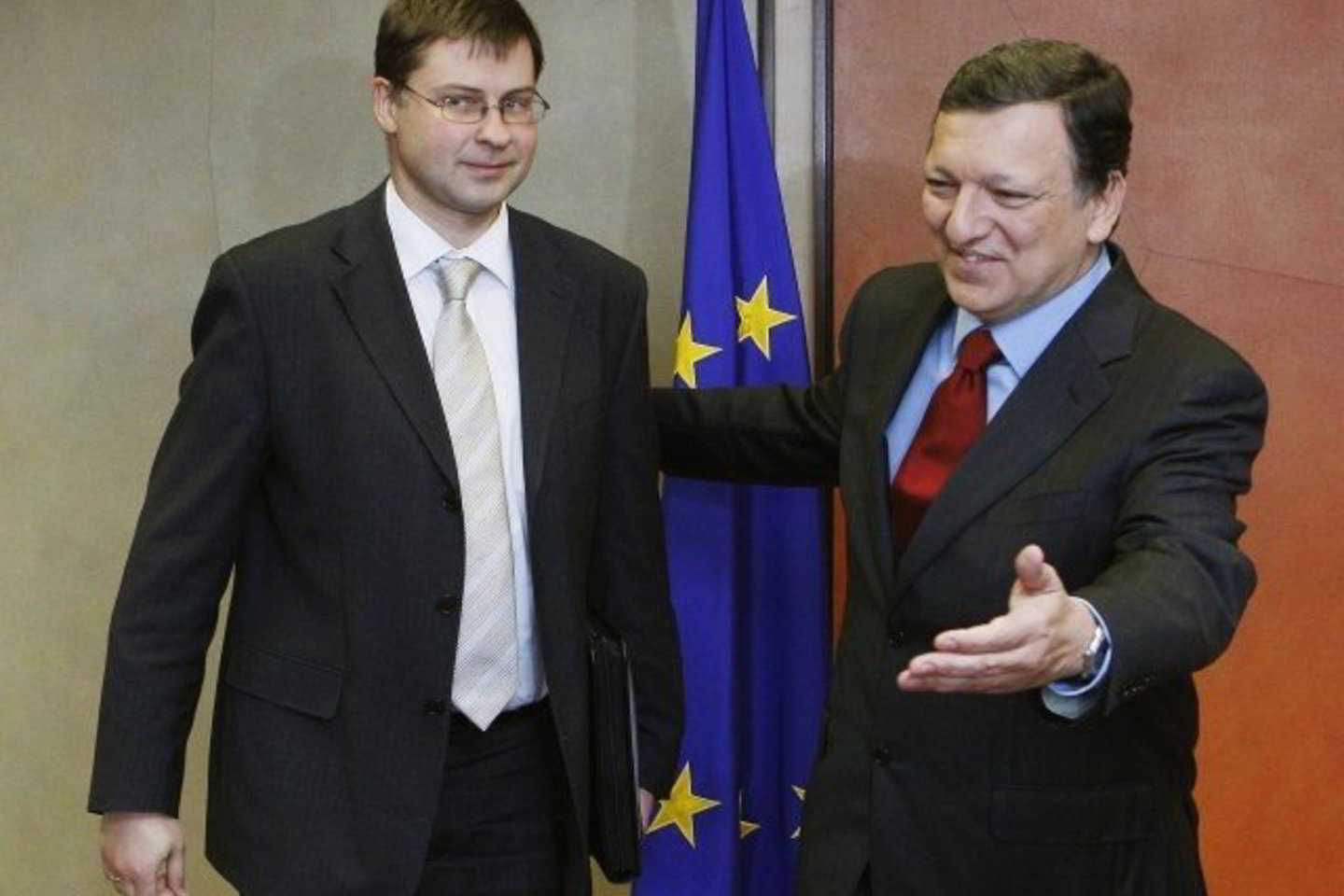 V.Dombrovskis trečiadienį Briuselyje susitiko su Europos Komisijos pirmininku Jose Manuel Barroso.