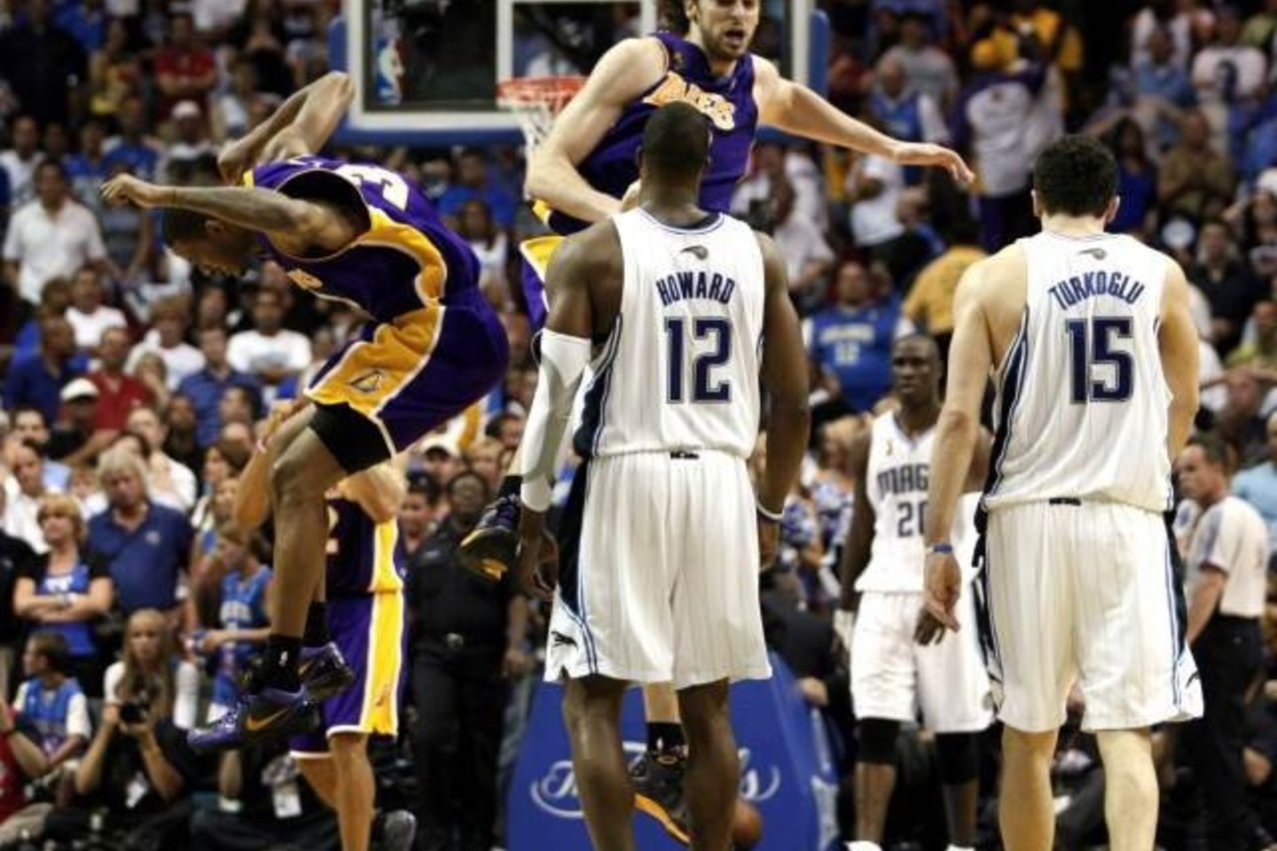 „Magic“ krepšininkai (balta apranga) vėl buvo priversti stebėti „Lakers“ triumfą.