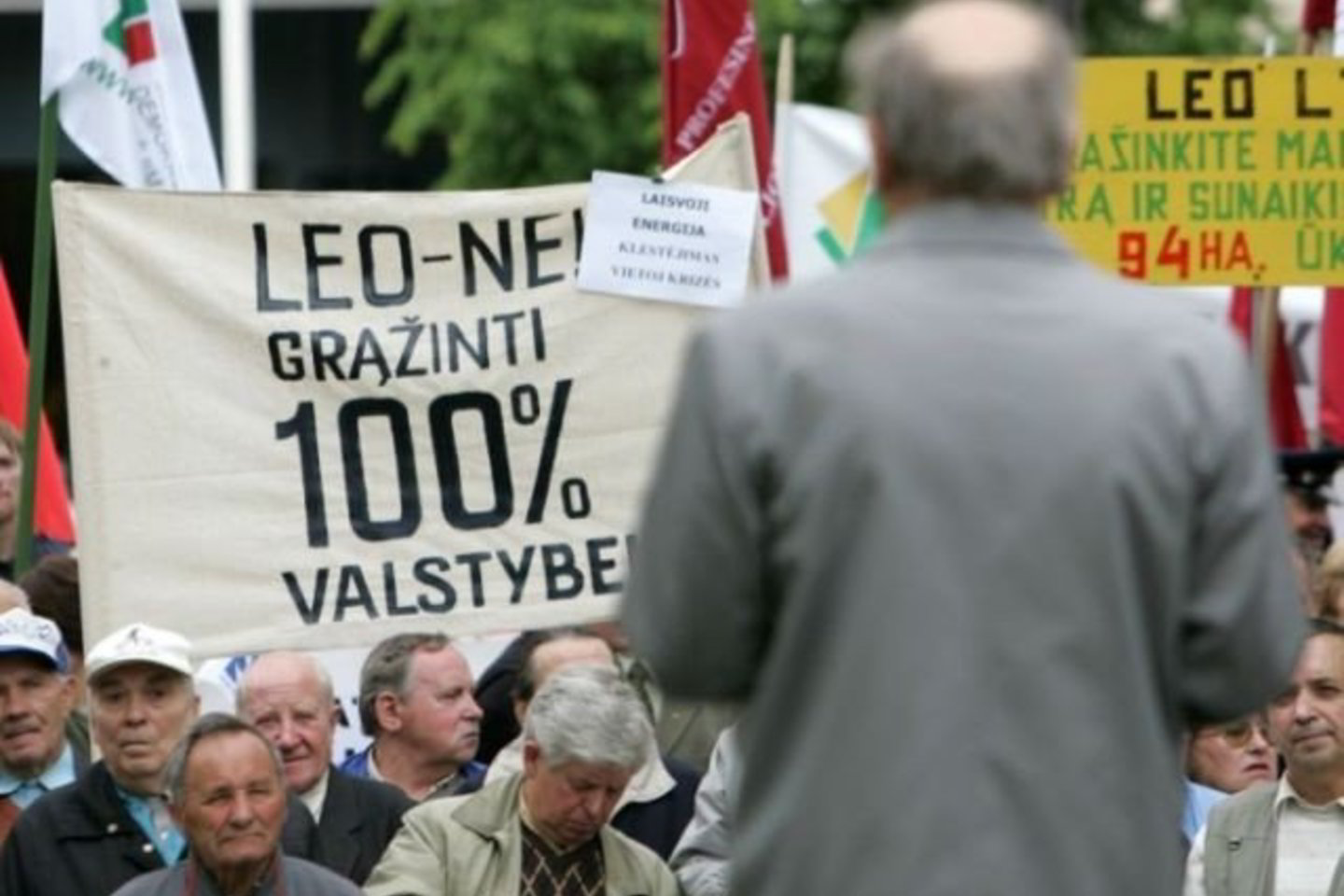 Mitingas praėjo be didesnės sumaišties.