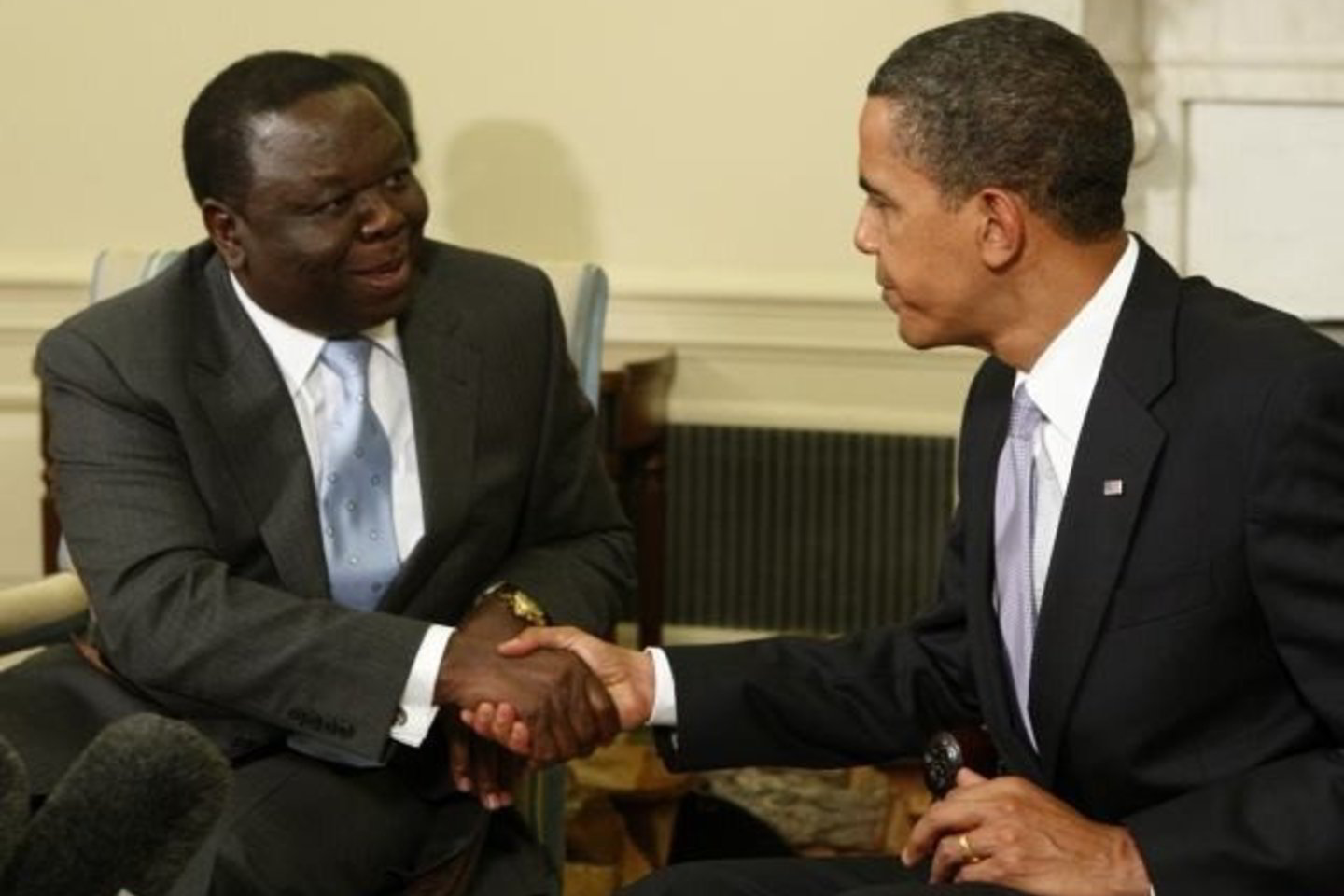 Barackas Obama nudžiugino Zimbabvės premjerą Morganą Tsvangirai.