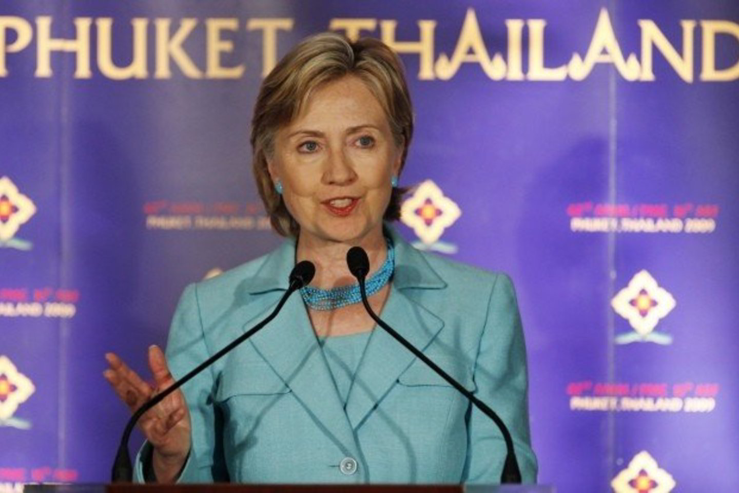 Šiuo metu H.Clinton vieši Tailande.