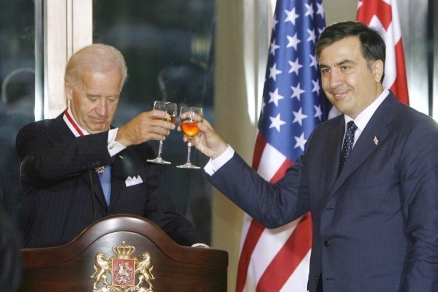 „Aš atvykau pasakyti, kad mano šalis ir mano tauta remia Gruziją“, - pridūrė D.Bidenas.