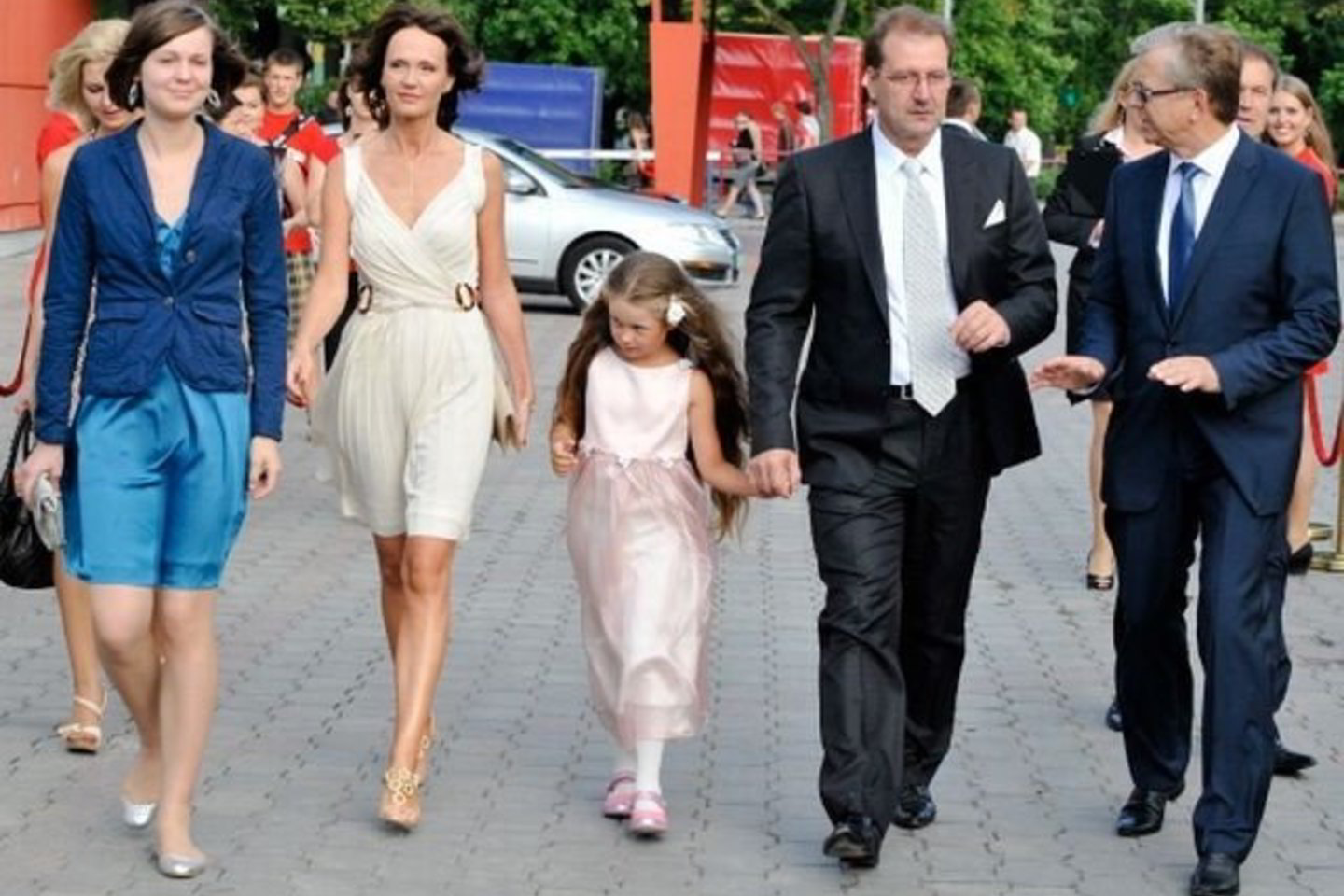 V.Uspaskichas atvyko su šeima.