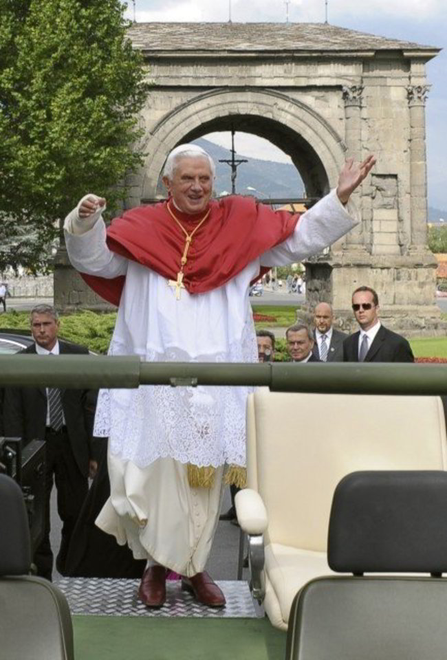 Lūžęs popiežiaus Benedikto XIV riešas gyja gerai.