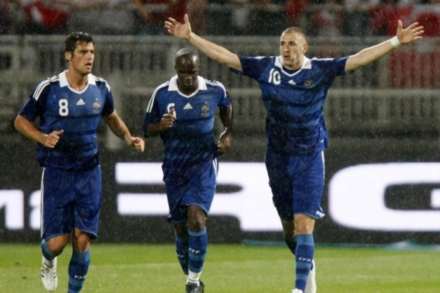 Prancūzijos futbolininkai po savaitės kovos su Farerų salų rinktine.