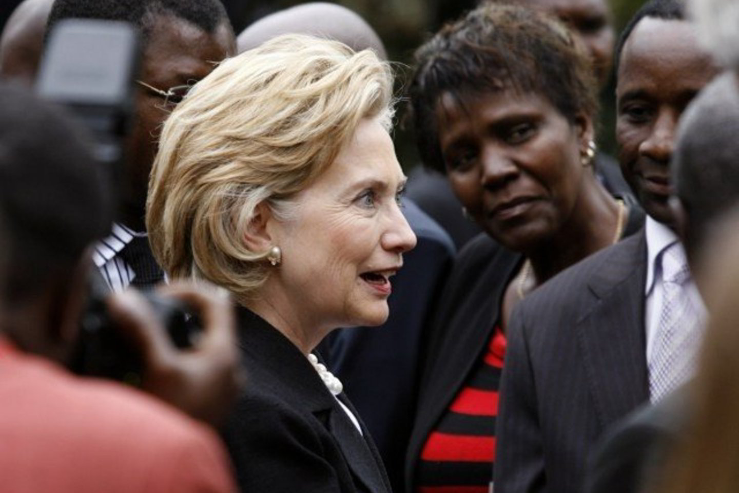 JAV valstybės sekretorė H.Clinton lankosi Kenijoje.