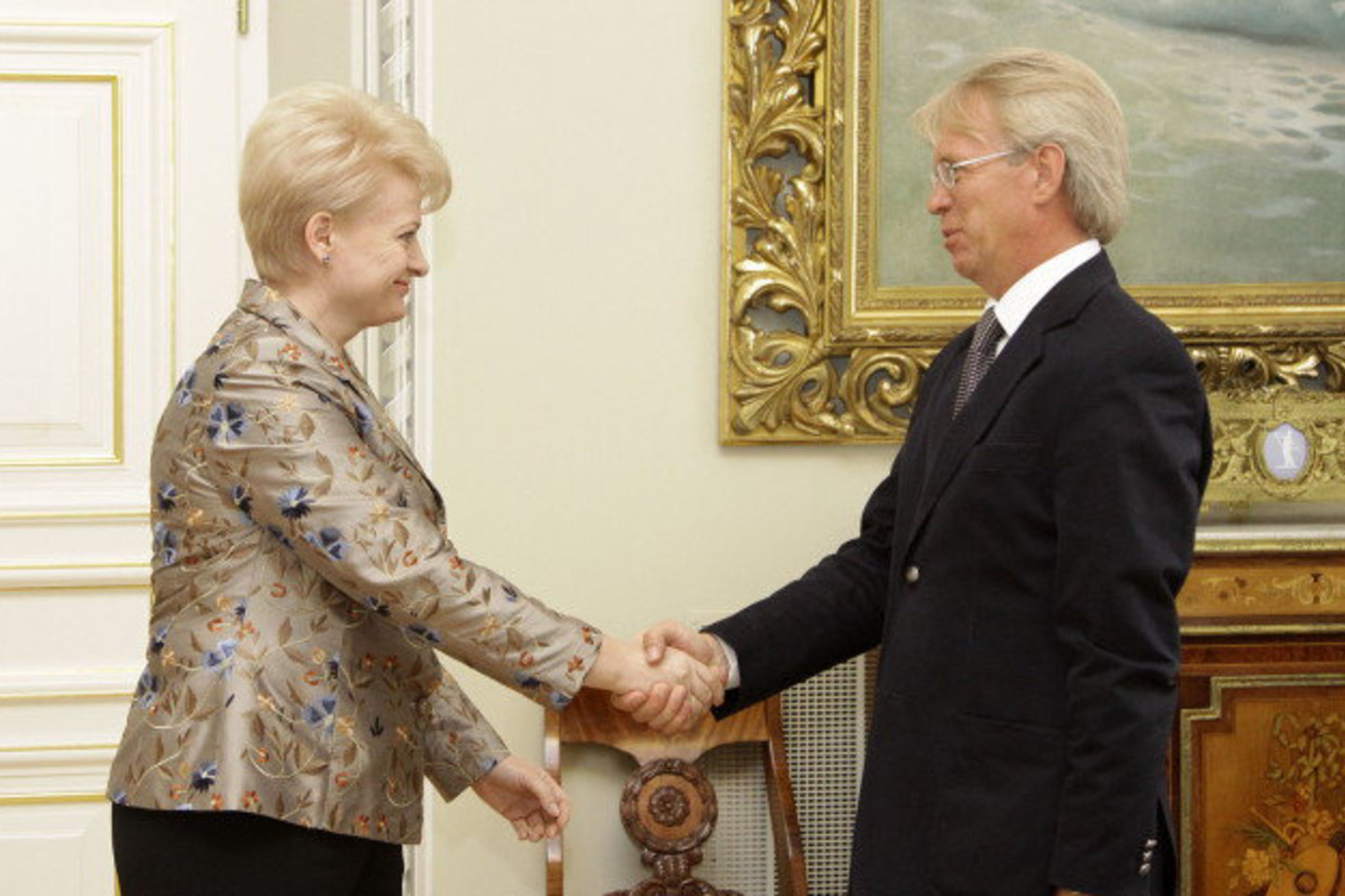 D.Grybauskaitė susitiko su socialinės apsaugos ir darbo ministru D.Jankausku.
